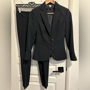 Sisley Black 2 piece Pinstripe Suit